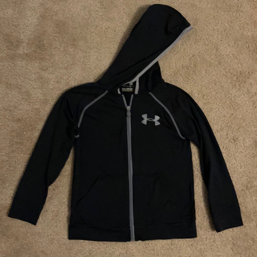 Boy XS Under Armour zip hoodie